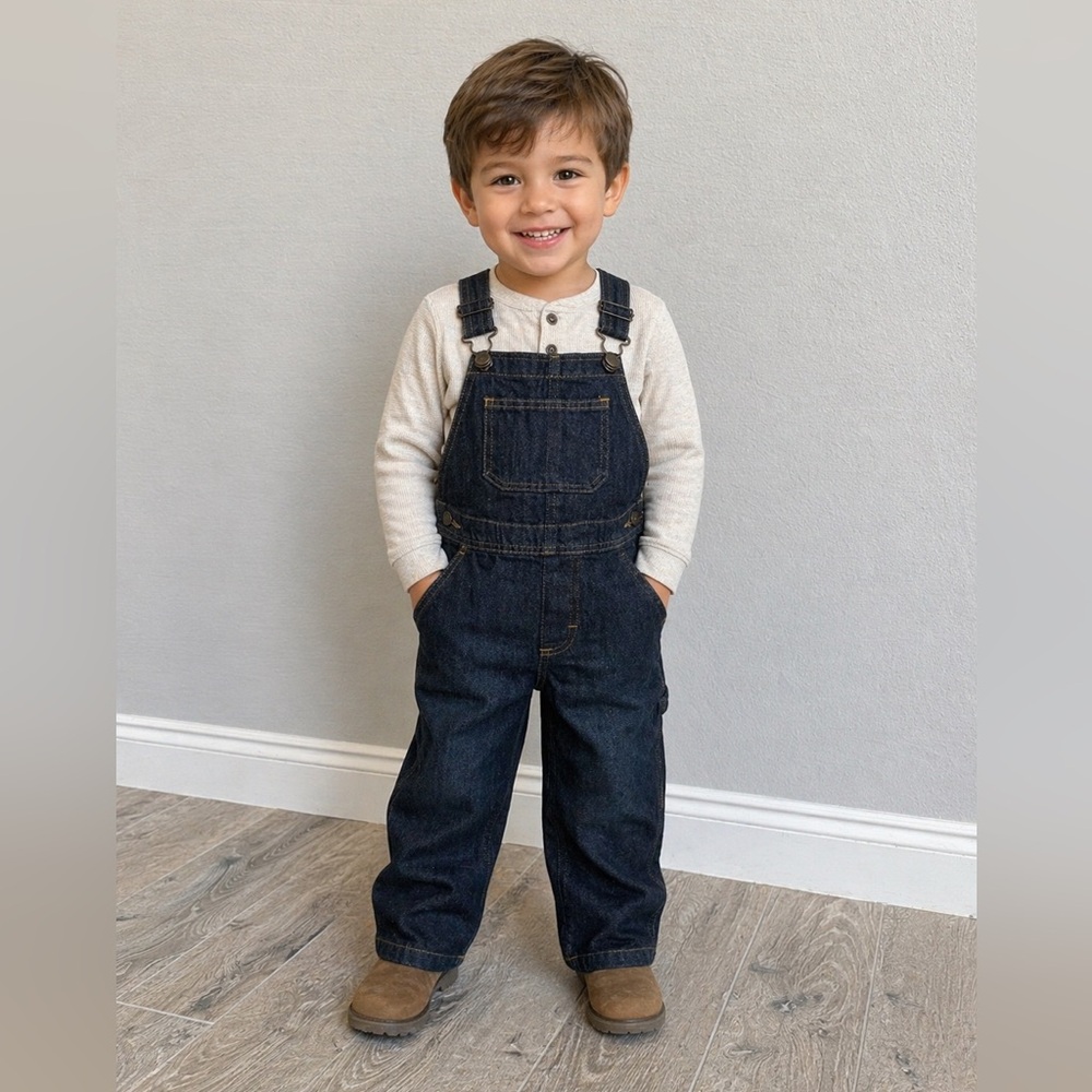 Wrangler Authentics Toddler Boys' Denim Overall
